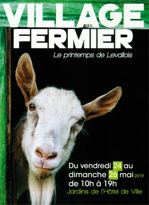 Affiche Village Fermier de Levallois